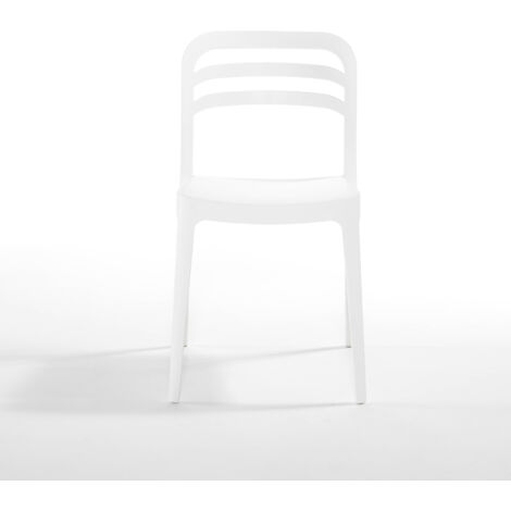 SEDIA C/BRACCIOLI ASPEN BIANCO- 1,0 pz