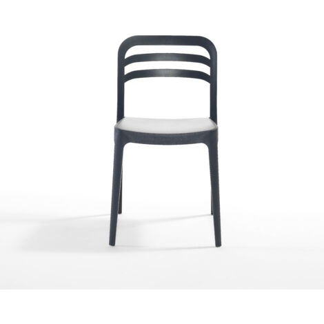 SEDIA C/BRACCIOLI ASPEN NERA- 1,0 pz