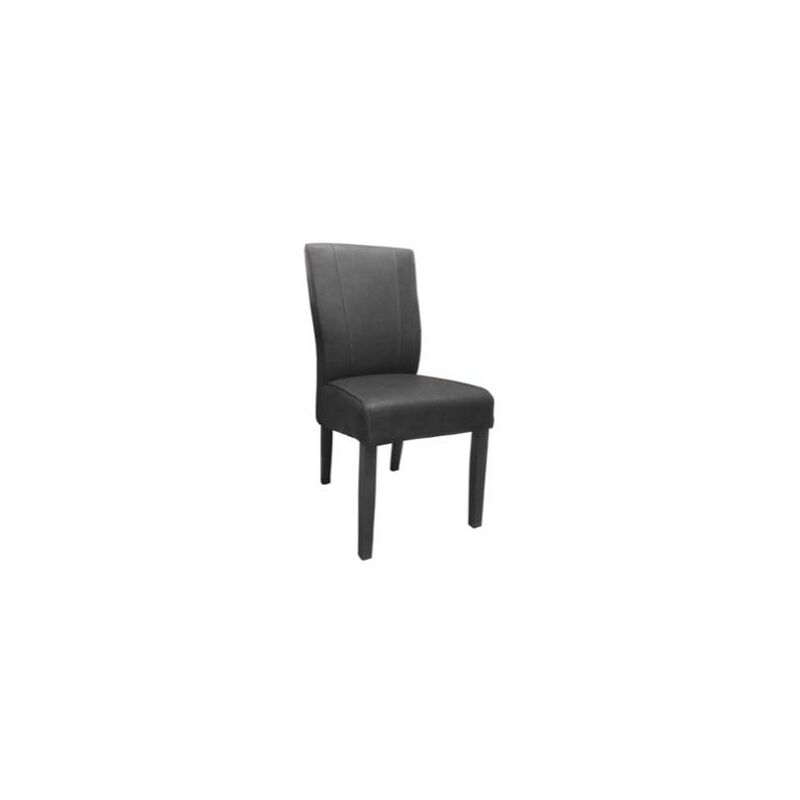 Sedia camilla 65X46XH99CM antracite in ecopelle