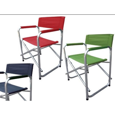 Sedia Campeggio Regia in alluminio e poliestere Oxford -  Red