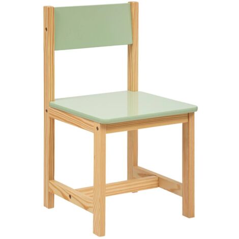 Sedia classica x bimbi verde