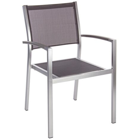 SEDIA CON BRACCIOLI IRWIN ALLUMINIO