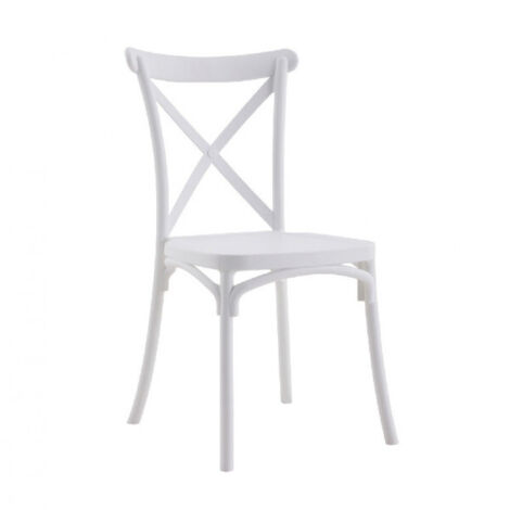 Sedia Cross Bianca - Biacchi Ettore