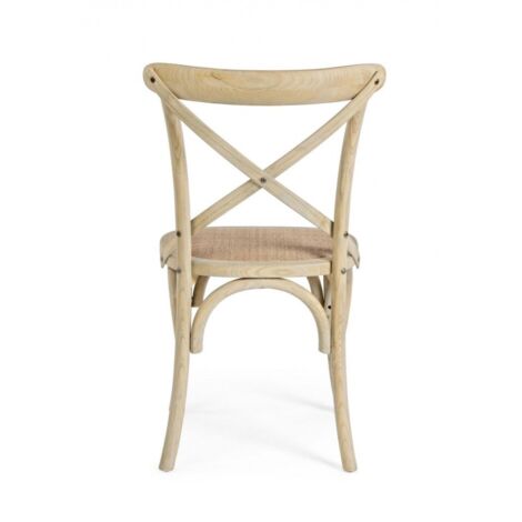 Sedia Cross Grigio Naturale