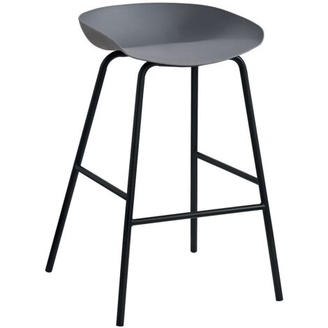 Sedia da bancone design grigio. Collezione SIRA
