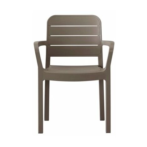 Sedia da esterno Allibert K221208K587KK TISARA Cappuccino