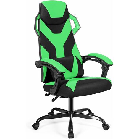 Hjh Office 734231 Sedia Da Gaming Gamebreaker Sx 04 Colore Nero In Finta Pelle/Tessuto 