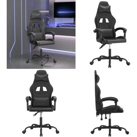 Sedia da Gaming Nera in Similpelle - Similpelle - Comfort gaming