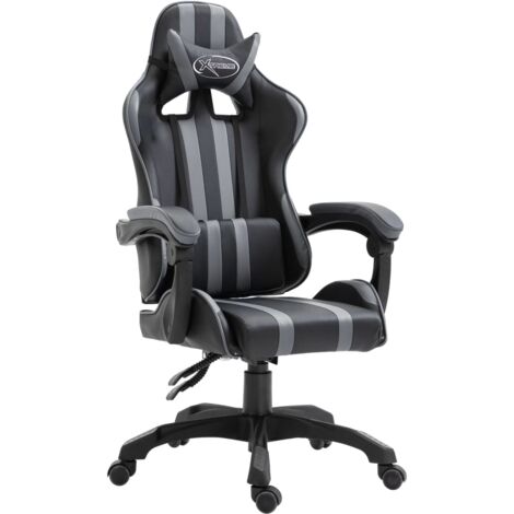 POLTRONA SEDIA DA Gaming reclinabile, ergonomica con Poggiapiedi Colore  Nero EUR 119,99 - PicClick IT