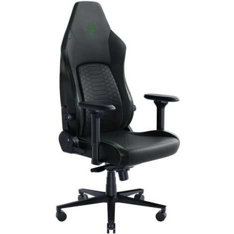 Sedia da Gaming Razer ISKUR V2 Nero/Verde con Supporto Lombare Integrato, Design Ergonomico e Comfort Ottimale