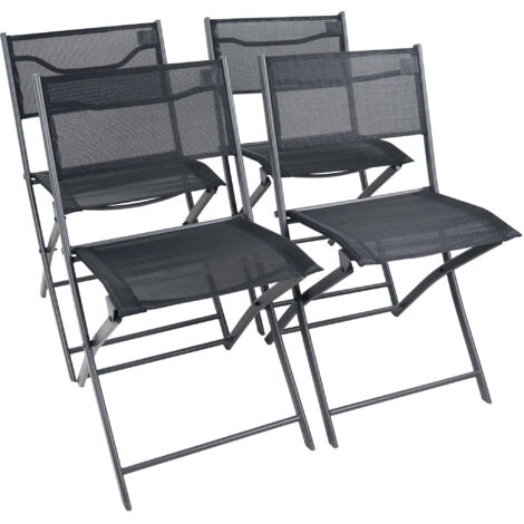 Sedia da giardino 4 pezzi Sedia pieghevole Sumila 79x45x46 - VCM