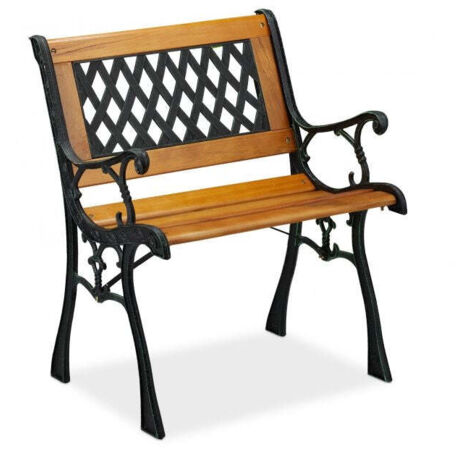 Sedia da giardino bassa in legno