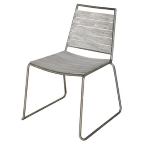 SEDIA DA GIARDINO IN ACCIAIO FINITURA EFFETTO PIETRA CM. 52X63X80H PEZZI 2