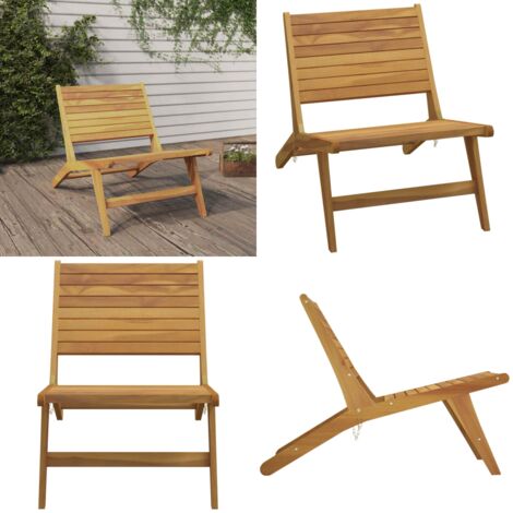 Sedia da Giardino in Legno Massello di Teak - Sedia da giardino in legno - Sedia da esterno