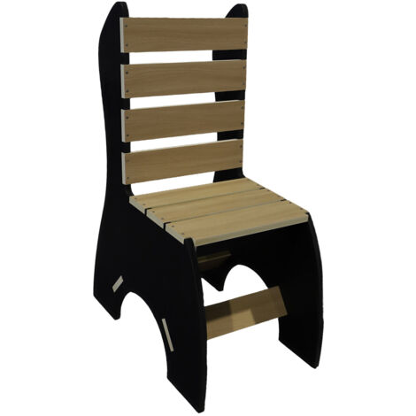 Sedia da giardino modello TULUM in WPC e PVC espanso alta densità spessore 2cm