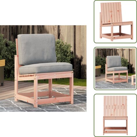 Sedia da giardino per patio - vidaXL Sedia da Giardino 50,5x55x77 cm in Legno Massello di Douglas - Sedia da giardino per terrazza