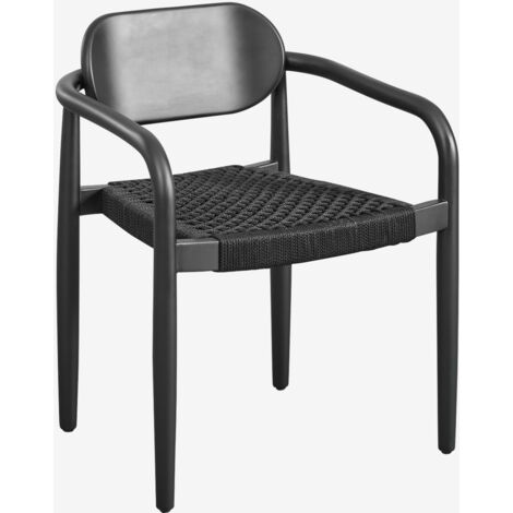 Sedia da giardino vintage in legno Naele con braccioli SKLUM            