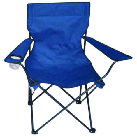 Sedia da pescatore in acciaio pieghevole - cm 52x52x80h