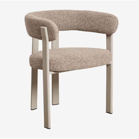 Albatros Dora - Set Di 4 Sedie Da Pranzo In Velluto Grigio, Design Vintage, Struttura In Metallo, Portata 110 Kg - 6