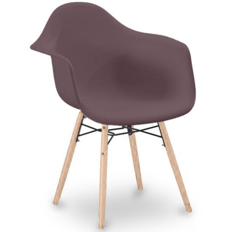 Sedia da Pranzo Design Scandinavo - Gambe in Legno - Nordika Talpa