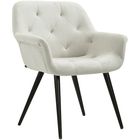 Sedia da pranzo Langford Beige Tessuto