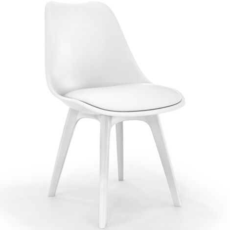 Sedia da pranzo - Stile Scandinavo - Denisse   Bianco