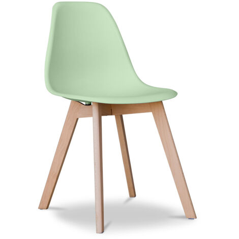 Sedia da pranzo - Stile Scandinavo - Denisse   Pastel green