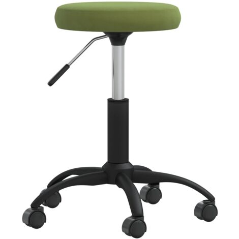 Sedia da Pranzo Verde Chiaro in Velluto vidaXL