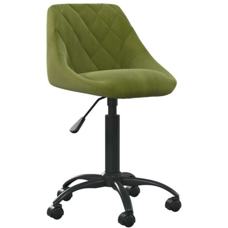 Sedia da Pranzo Verde Chiaro in Velluto vidaXL