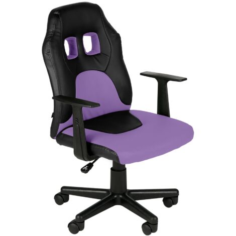 Sedia da scrivania Fun per bambini Nero/viola