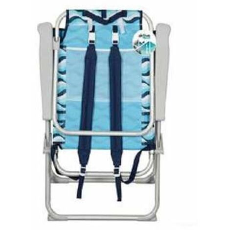 Sedia da Spiaggia Aktive 64 x 63 x 43 cm Celeste