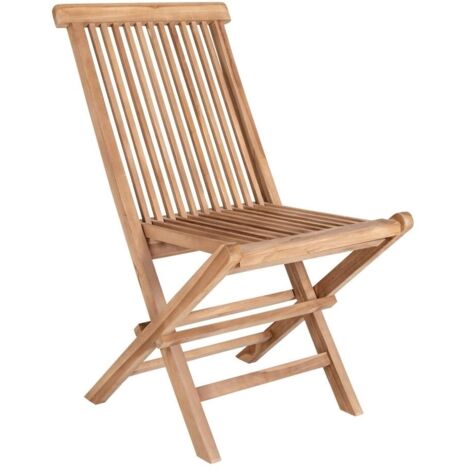 Sedia da TERRAZZA in legno di teak Toledo