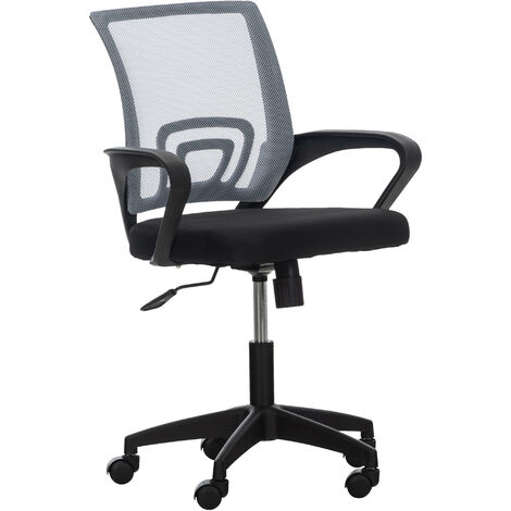 Sedia da ufficio Auburn con ruote grigio