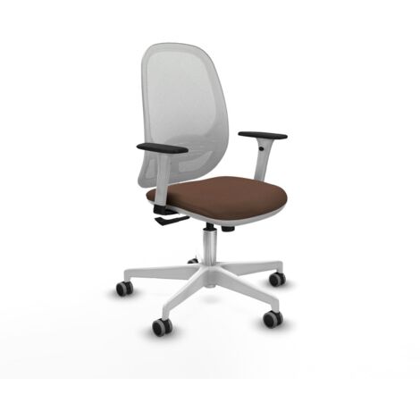 Sedia da Ufficio Cilanco Piqueras y Crespo B1B026G Bianco Marrone scuro