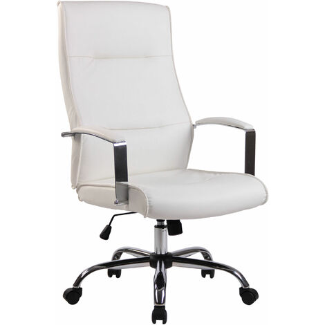 Sedia da ufficio design elegante girevole con ruote in similpelle vari colori
