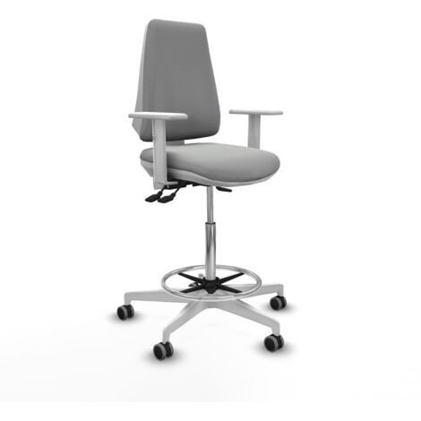 Sedia da Ufficio Elche Piqueras y Crespo B5B026G Grigio chiaro Alta