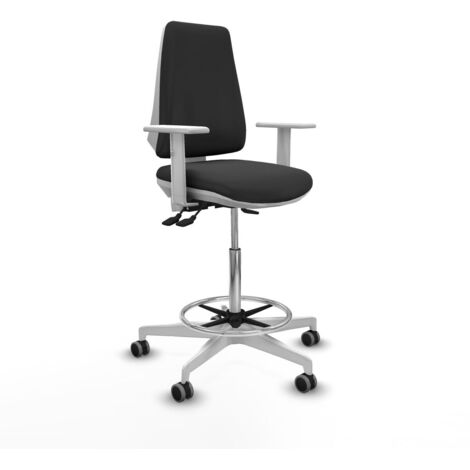 Sedia da Ufficio Elche Piqueras y Crespo B5B026G Grigio scuro Alta