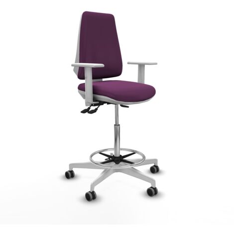 Sedia da Ufficio Elche Piqueras y Crespo B5B026G Viola Alta