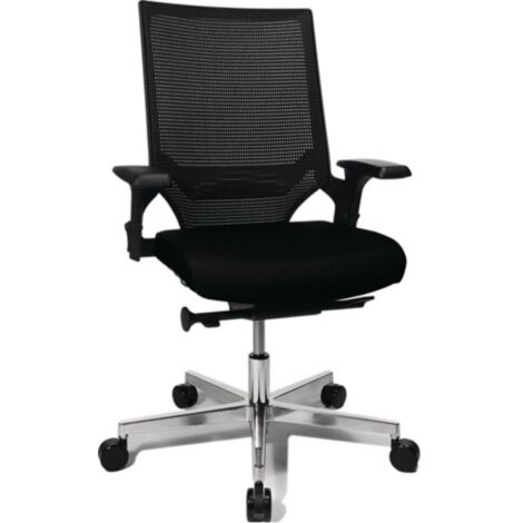 Sedia da ufficio girevole Punktsynchr. T nero/nero 450-550mm