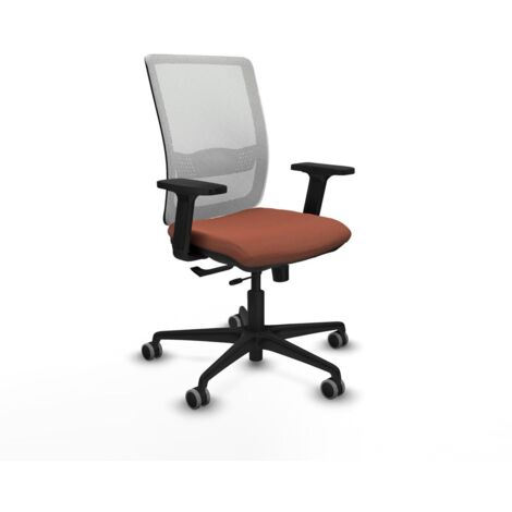 Sedia da Ufficio Haches Traslack Piqueras y Crespo 2D036G0 Bianco Marrone