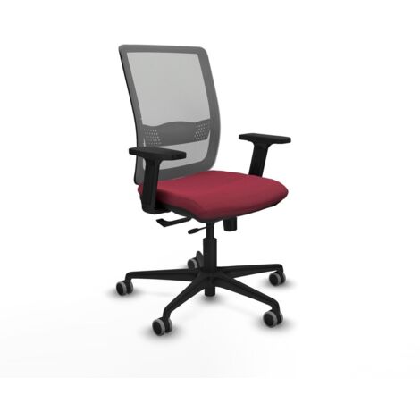 Sedia da Ufficio Haches Traslack Piqueras y Crespo 2D036G0 Rosso Granato