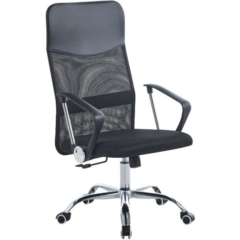 Sedia Da Ufficio In Rete,Elegante,Comoda Regolabile In Altezza,Girevole,Poltrona Da Scrivania Con Seduta Traspirante Inclinazione Ad Ondeggiamento Pistone Gas