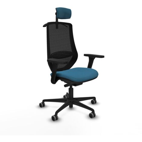 Sedia da Ufficio Mardos traslack bali Piqueras y Crespo D036G2H Nero Verde petrolio