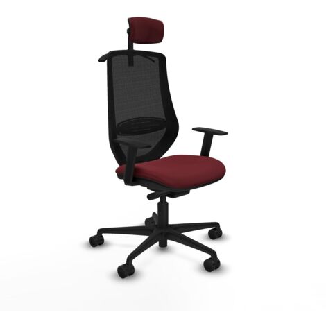 Sedia da Ufficio Mardos traslack Piqueras y Crespo D036N2H Rosso Granato