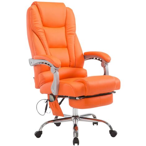 Sedia da ufficio massaggiante PACIFIC arancione