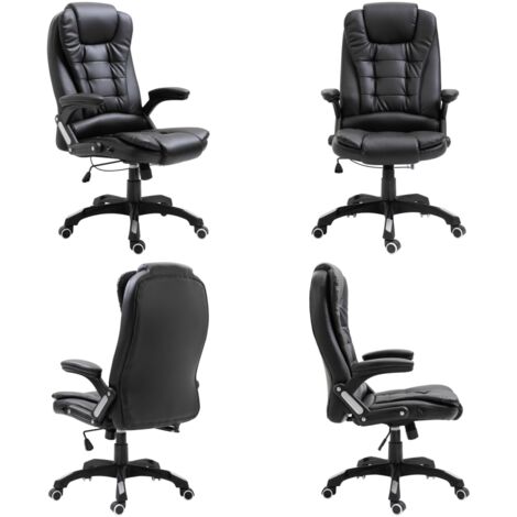 Sedia da Ufficio Nera in Similpelle - Sedia ergonomica - Sedia da ufficio nera