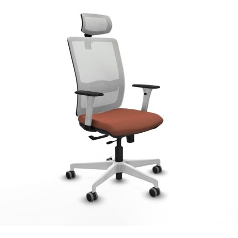Sedia da Ufficio Piqueras y Crespo 1B026G2 Bianco Marrone