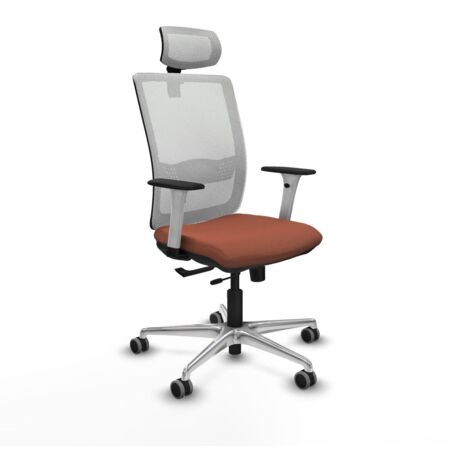Sedia da Ufficio Piqueras y Crespo 1B086G2 Bianco Marrone