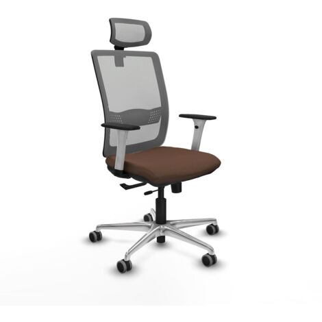 Sedia da Ufficio Piqueras y Crespo 1B086G2 Grigio Marrone scuro