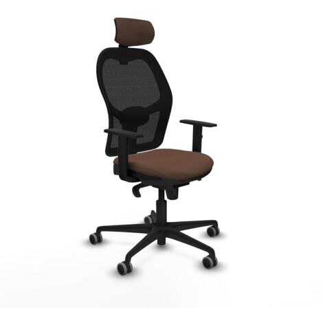 Sedia da Ufficio Piqueras y Crespo 1D036G2 Nero Marrone scuro